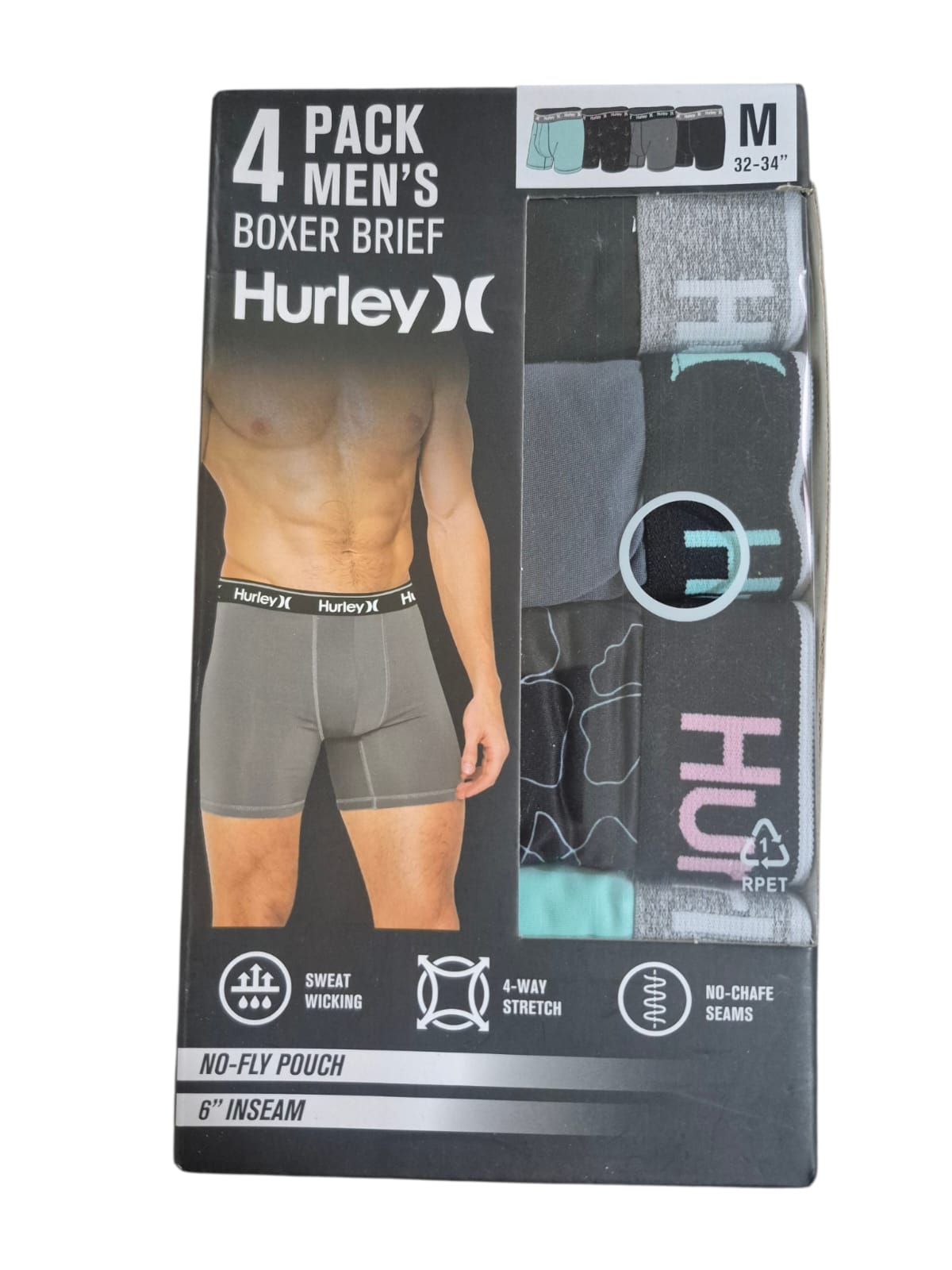 Boxer Hurley 4 pack